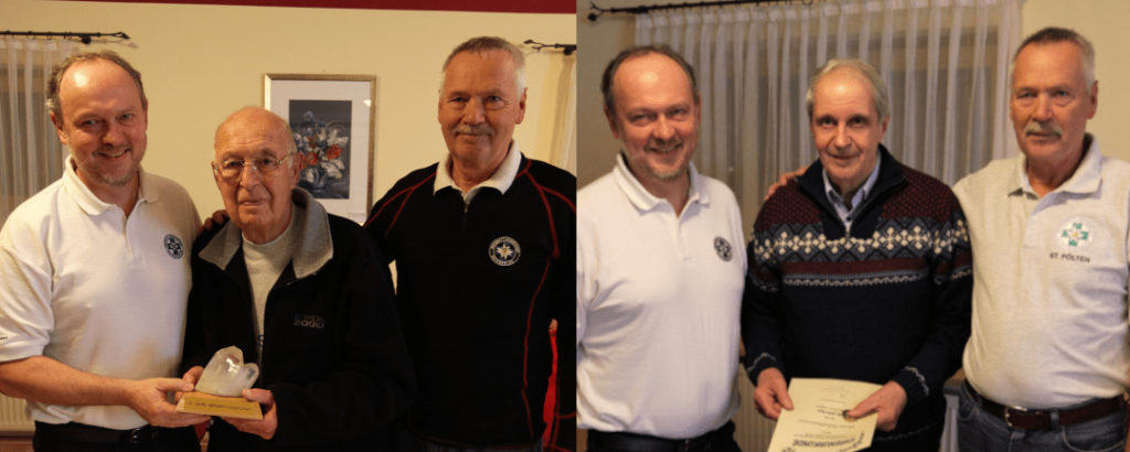 Ehrung von Bergrettern 10