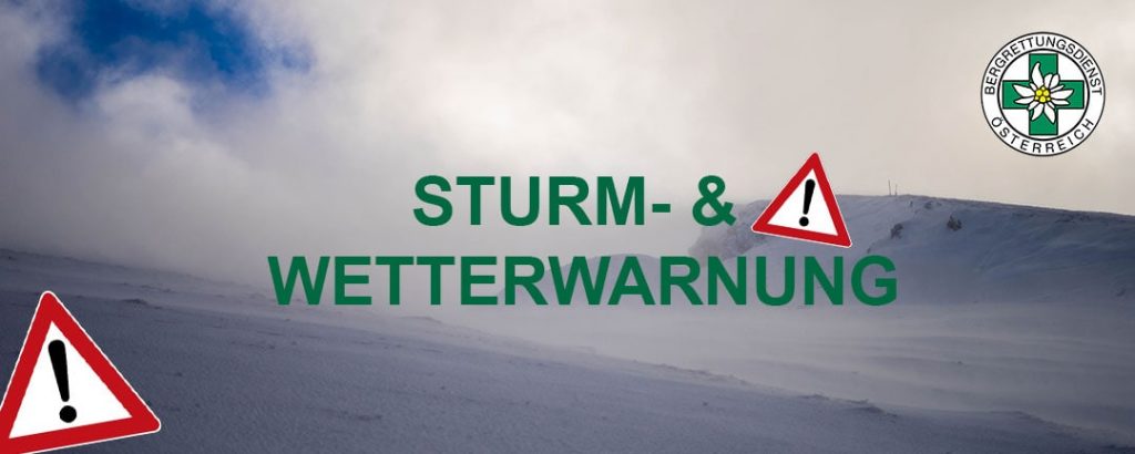 Sturm- & Wetterwarnung auch für NÖ 20